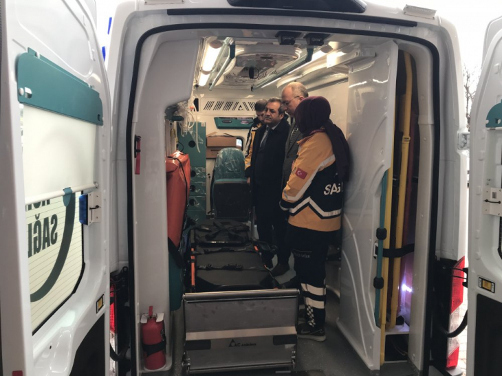 Elazığ İl Sağlık Müdürlüğü'ne 1 yeni Ambulans tahsis edildi