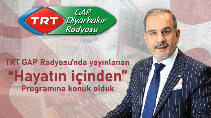 Başkan Alan, TRT GAP Radyosuna konuk oldu